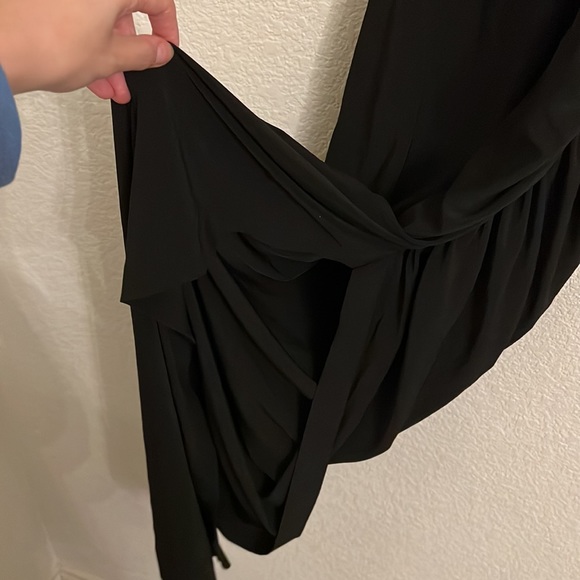 Norma Kamali Cayla Side Drape Gown black - Picture 8 of 12